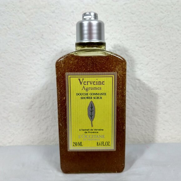 L'Occitane Limited Edition Verbena Agrumes shower Scrub 250ML /8.4OZ NEW - Picture 2 of 4
